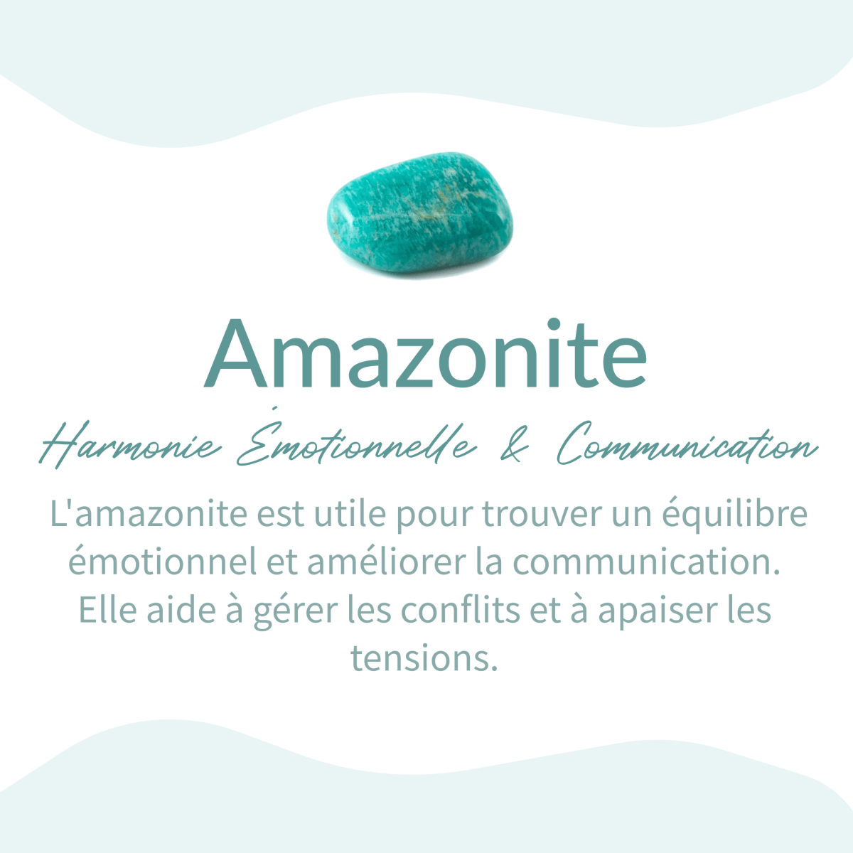 ATELIER-TIBET – Bracelet Tressé Cœur en Amazonite