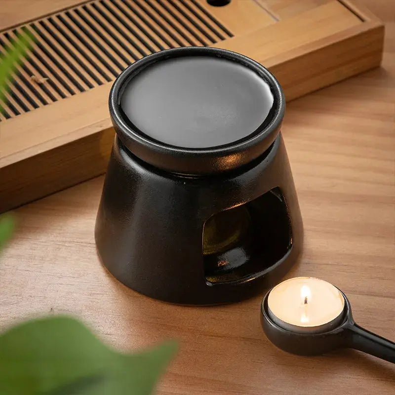 ATELIER-TIBET – Nuit Calme Diffuseur à Chaleur Douce en Céramique Noire