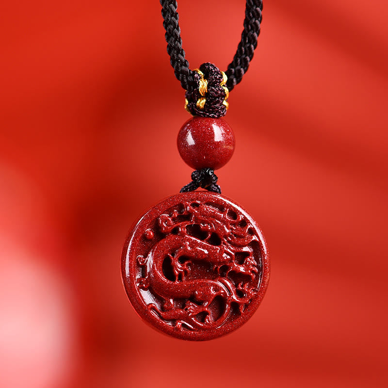 ATELIER-TIBET – Collier Zodiaque Chinois en Cinabre Naturel