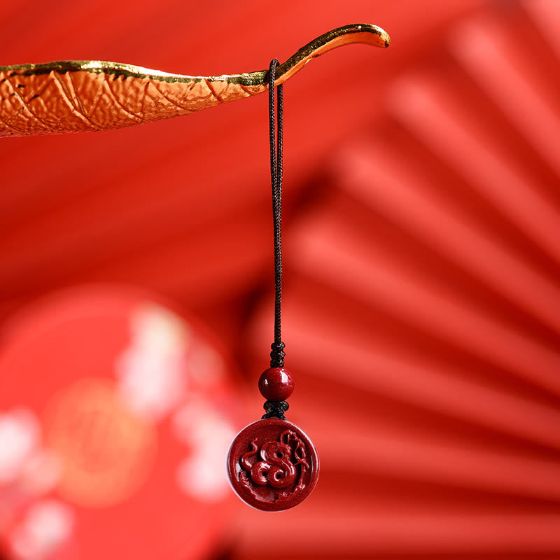 ATELIER-TIBET – Collier Zodiaque Chinois en Cinabre Naturel