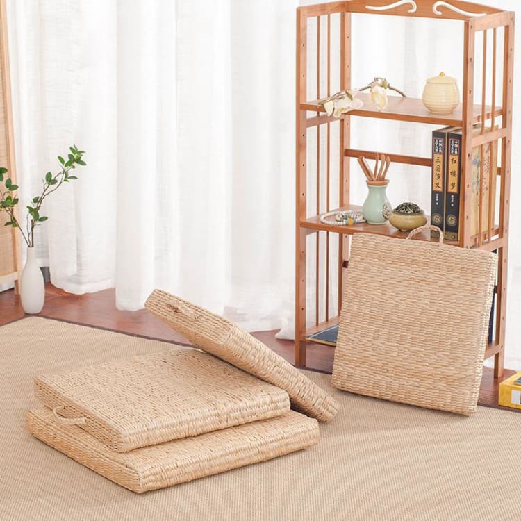 ATELIER-TIBET Coussin de Méditation Japonais en Paille – Assise Naturelle & Esprit Pastoral