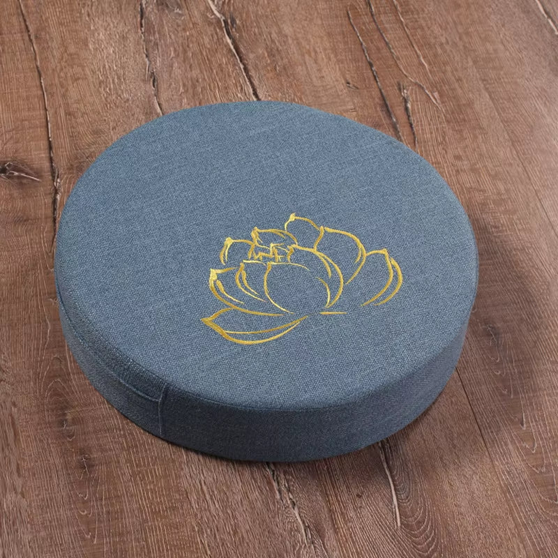 ATELIER-TIBET Coussin de Méditation “Fleur de Lotus” – Assise Confortable & Mobilité Zen