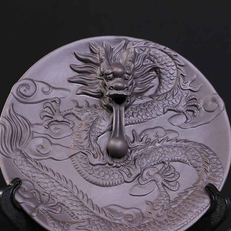 ATELIER-TIBET – Brûleur d’Encens Dragon Céramique à Reflux – Effet Cascade pour Méditation