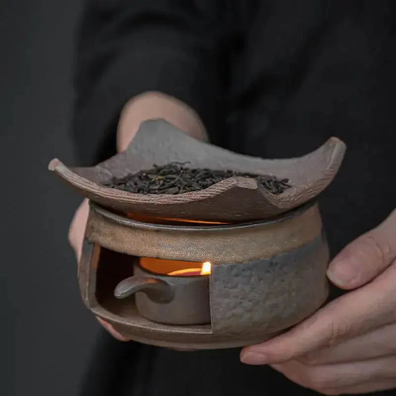 ATELIER-TIBET – Aura Dorée Diffuseur à Chaleur Douce en Fonte Céramique