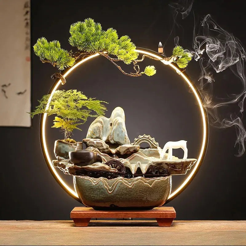 ATELIER-TIBET – Flux Harmonie · Fontaine d’Encens LED Feng Shui