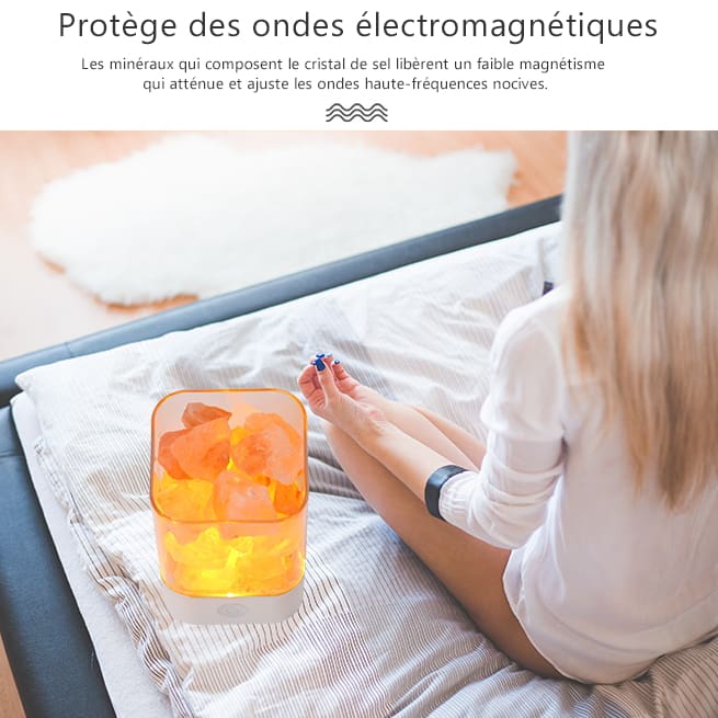 ATELIER-TIBET Lampe de Sel de l’Himalaya – Lumière douce & ambiance apaisante