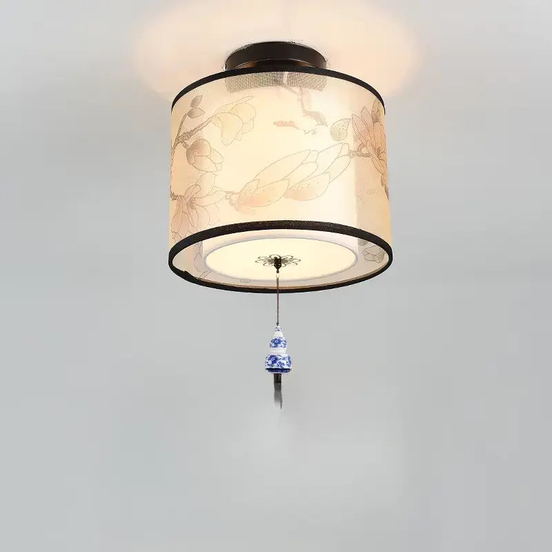 ATELIER-TIBET – Plafonnier Asiatique LED Zen au Motif Lotus