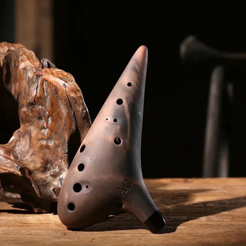 Ocarina 12 Trous Sable Pourpre