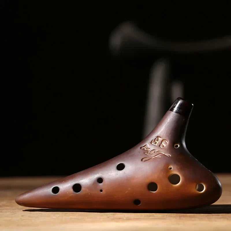 Ocarina 12 Trous Sable Pourpre