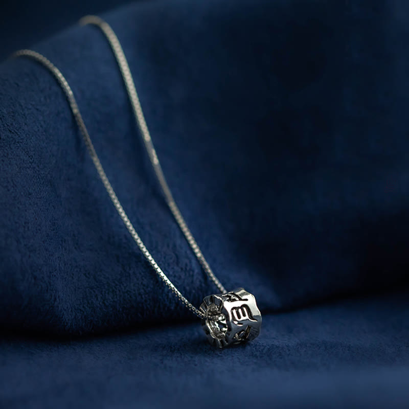 ATELIER-TIBET – Collier Om Mani Padme Hum en Argent Sterling 925