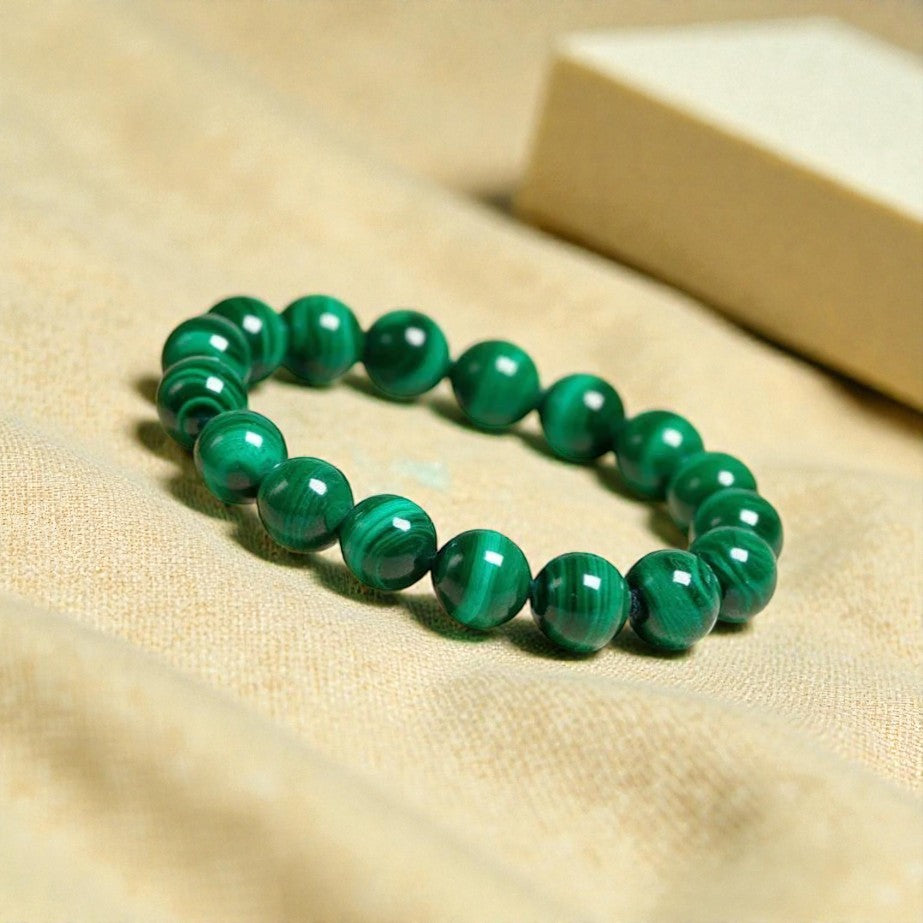 ATELIER-TIBET – Bracelet Purification en Malachite Véritable