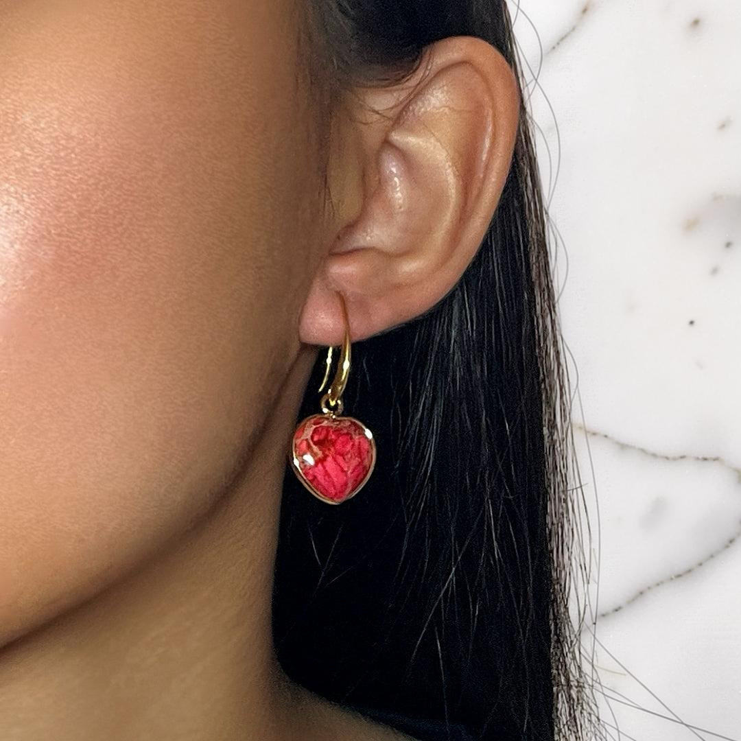 ATELIER-TIBET – Boucles d’Oreilles Jaspe – Éclat Vital