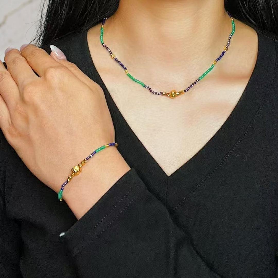 ATELIER-TIBET – Bracelet Lapis-Lazuli – Main Protectrice, Argent Plaqué Or