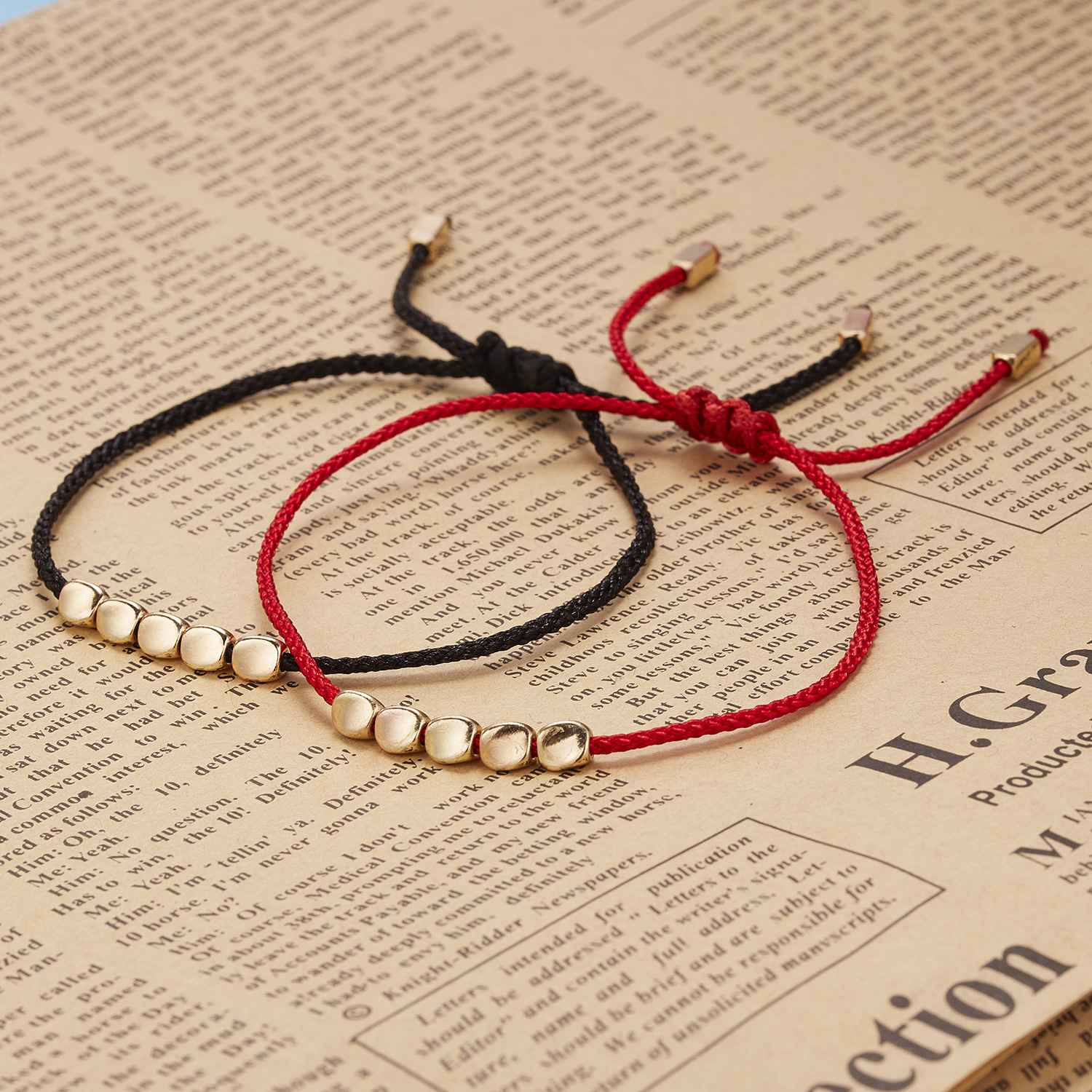 ATELIER-TIBET – Bracelet Fil Rouge – Lumière et Protection