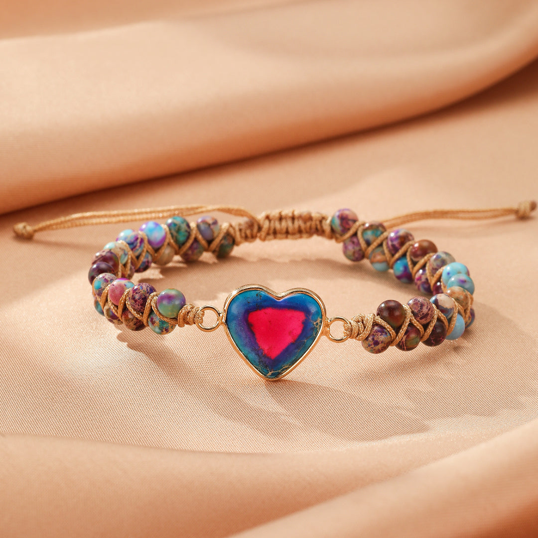 ATELIER-TIBET – Bracelet Jaspe – Amour Vibrant