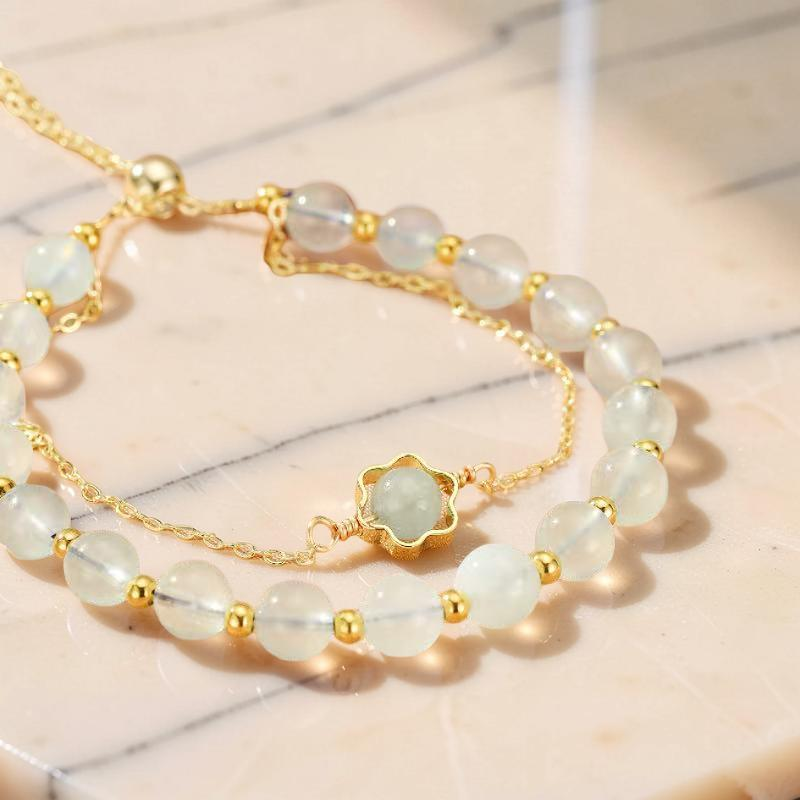 ATELIER-TIBET – Bracelet Aigue-Marine – Brillance Océane