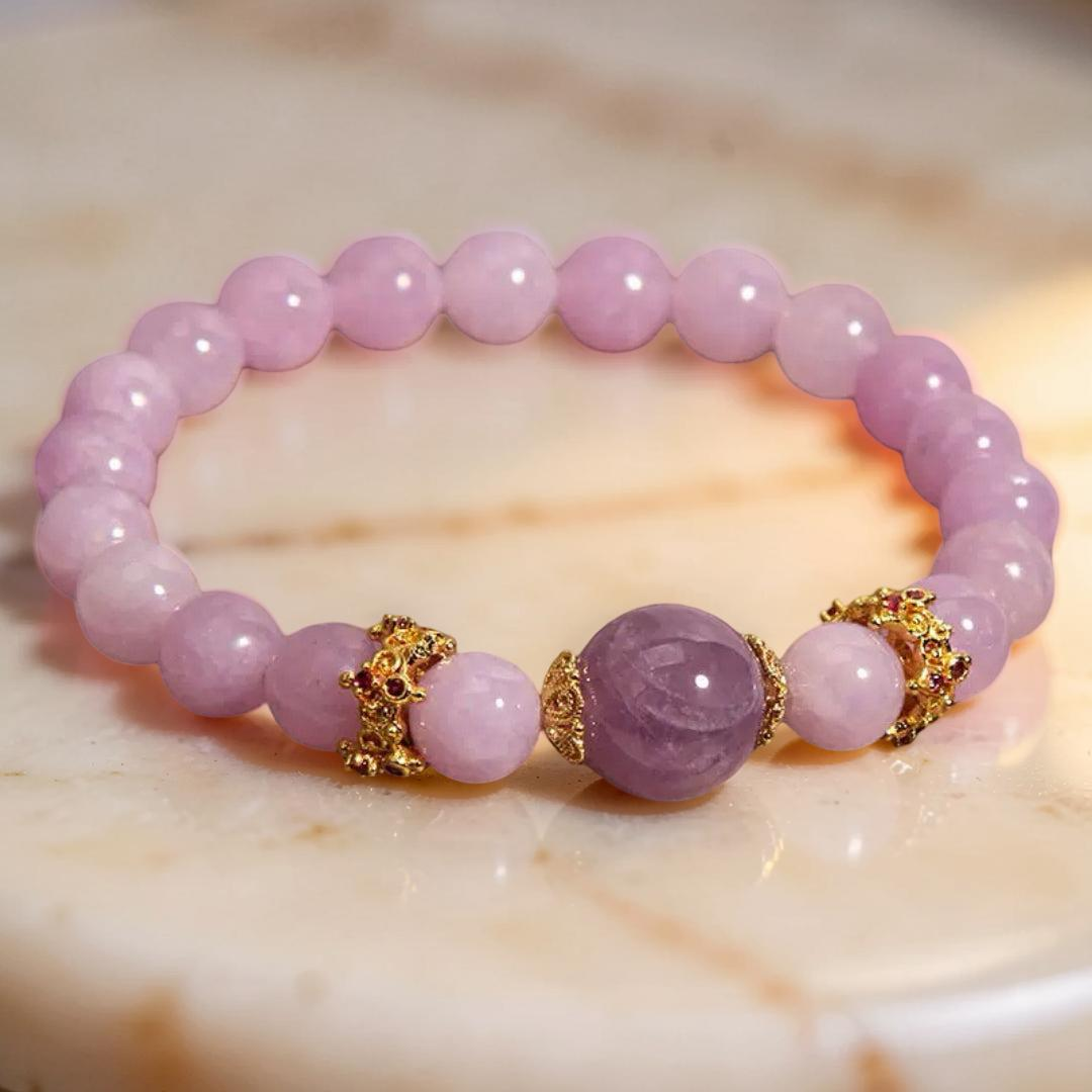ATELIER-TIBET – Bracelet Améthyste – Sagesse Royale