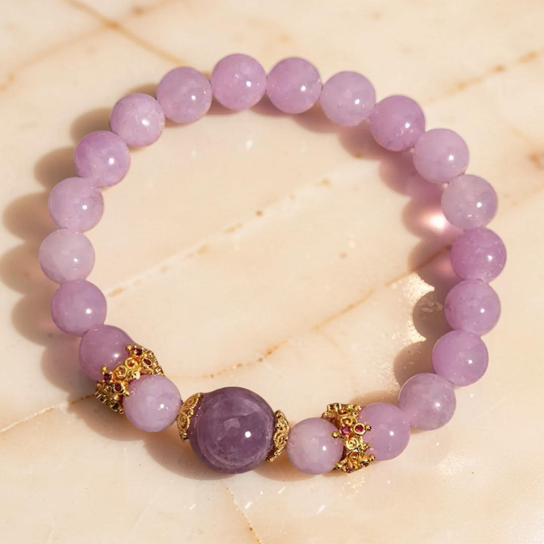 ATELIER-TIBET – Bracelet Améthyste – Sagesse Royale
