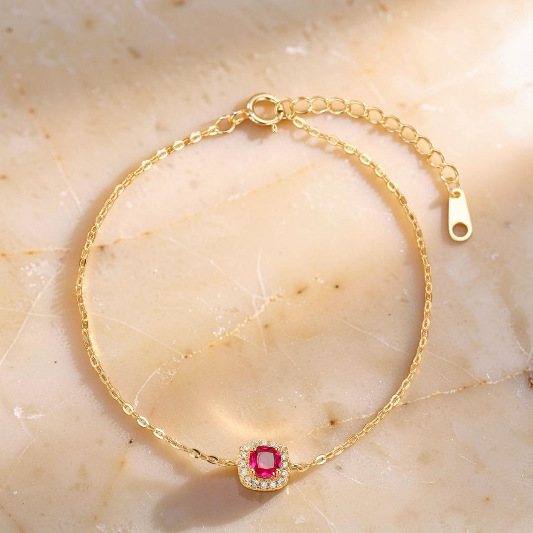 ATELIER-TIBET – Bracelet Cornaline – Douceur Impérial, Argent