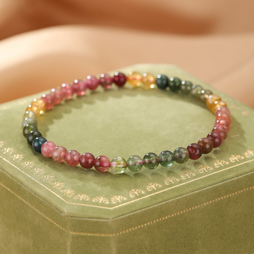 ATELIER-TIBET – Bracelet Tourmaline - Arc En Ciel
