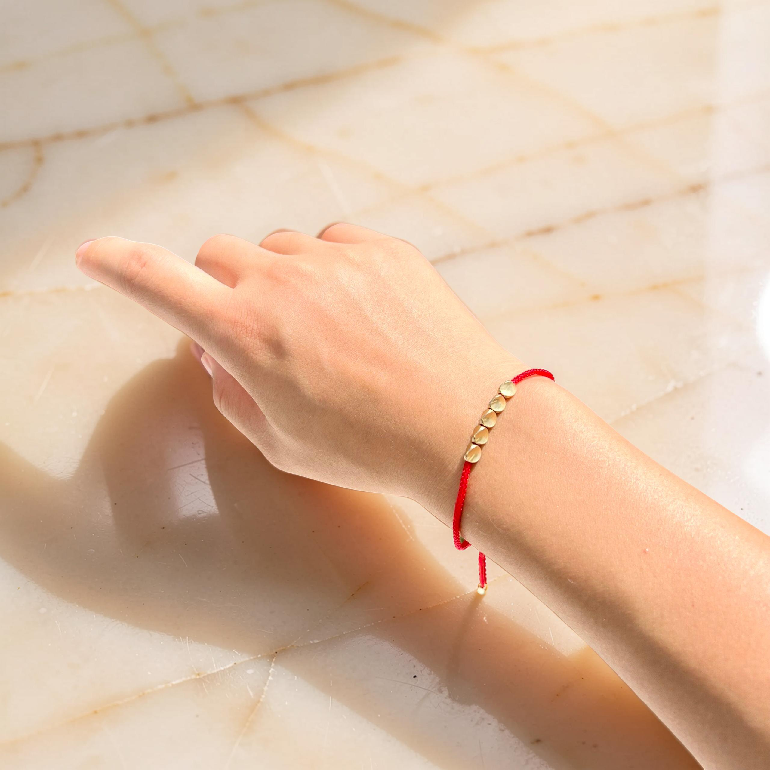 ATELIER-TIBET – Bracelet Fil Rouge – Lumière et Protection