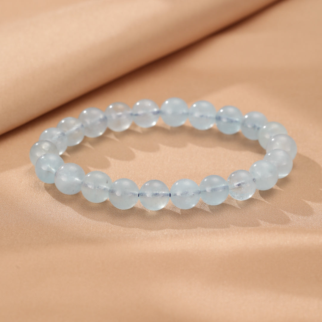 ATELIER-TIBET – Bracelet Aigue-Marine – Sérénité Océanique