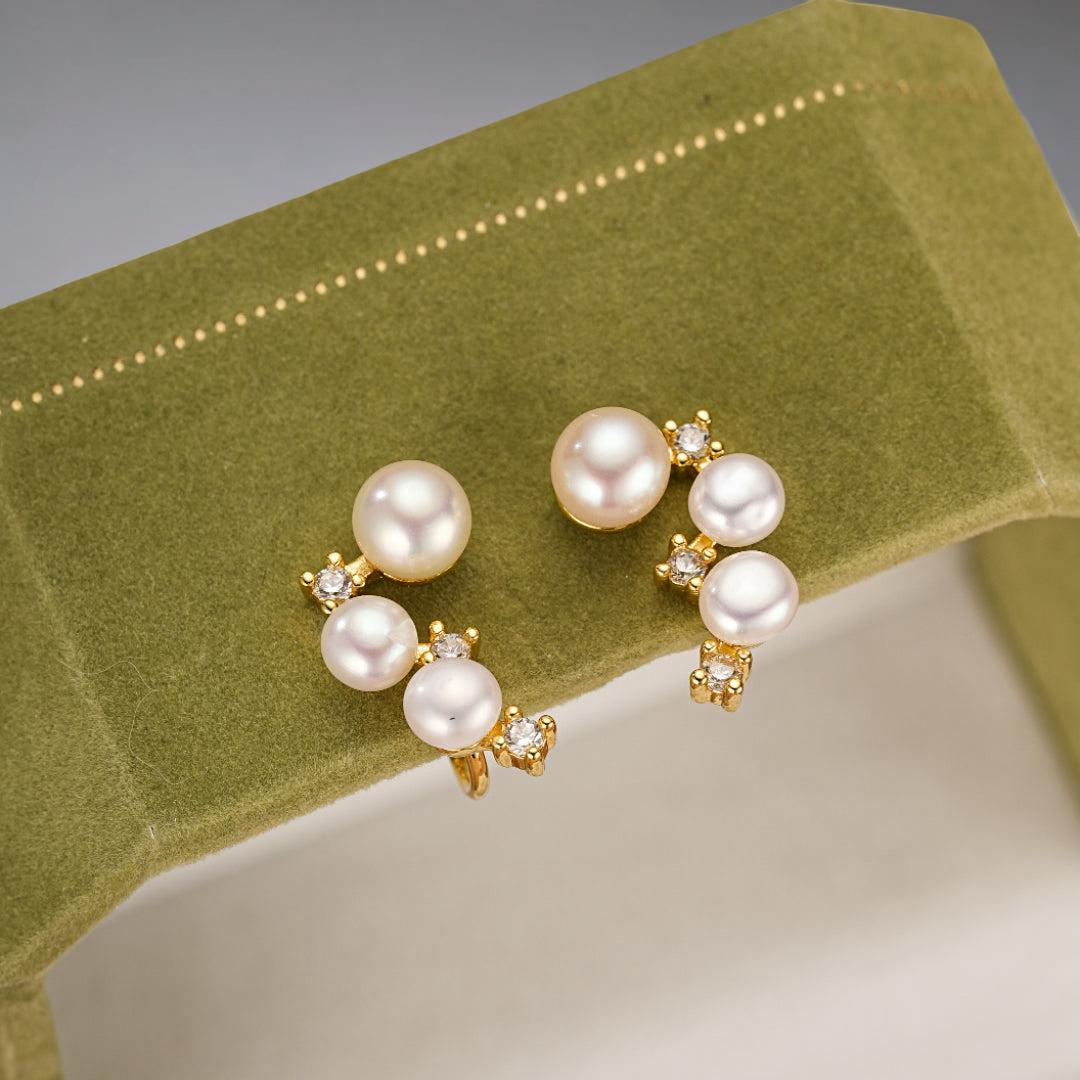 ATELIER-TIBET – Boucles d’Oreilles Perle – Galaxie d’Éclats