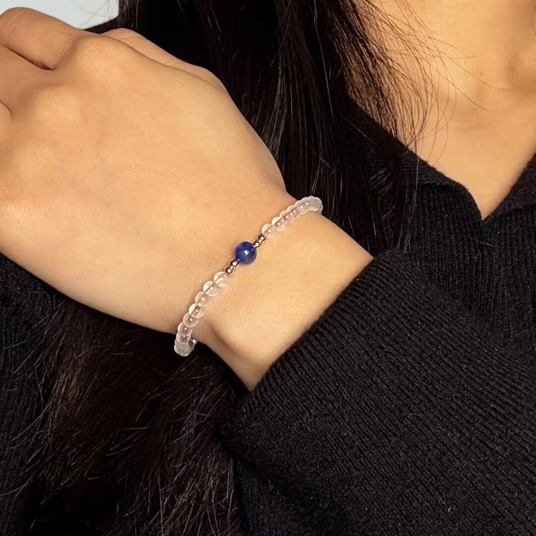 ATELIER-TIBET – Bracelet Pierre de Lune – Voyage Stellaire