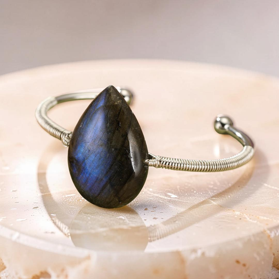 ATELIER-TIBET – Bracelet Labradorite – Protection et Vitalité