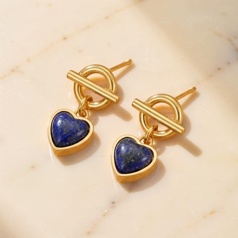 ATELIER-TIBET – Boucles d'Oreilles Lapis Lazuli – Veilleuses du Mystère