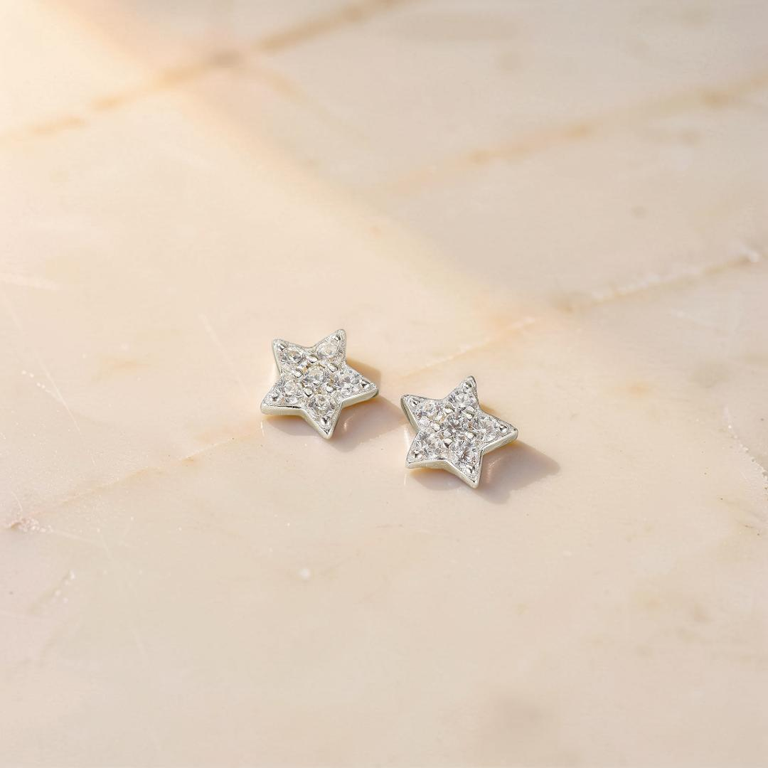 ATELIER-TIBET – Boucles d’Oreilles – Lumière Céleste, Argent 925