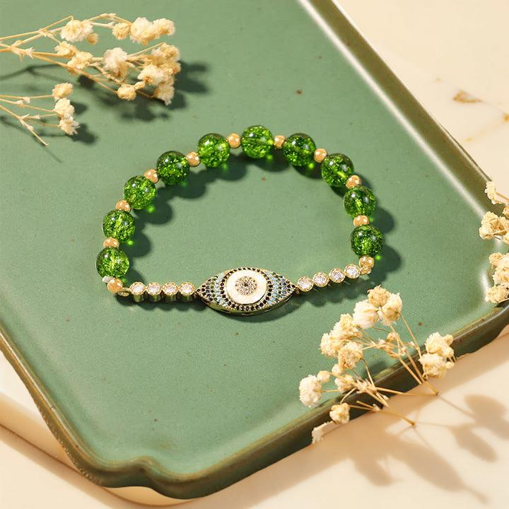 ATELIER-TIBET – Bracelet Péridot Mauvais Œil – Abondance