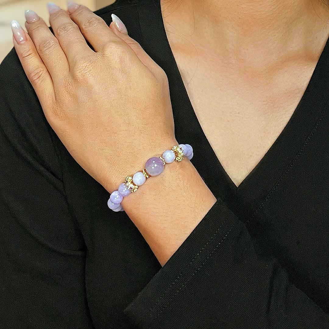 ATELIER-TIBET – Bracelet Améthyste – Sagesse Royale