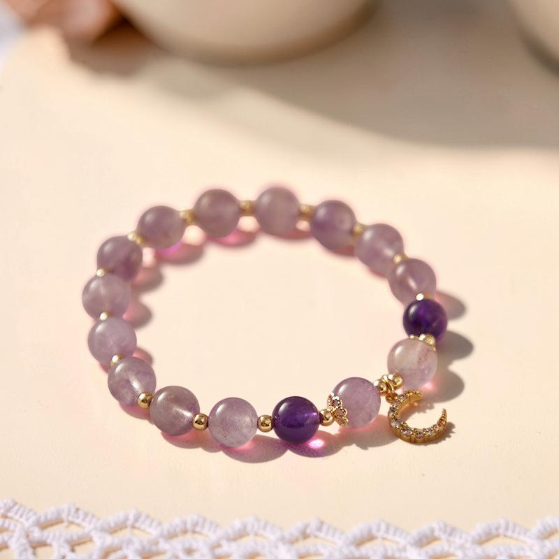 ATELIER-TIBET – Bracelet Améthyste – Sérénité Lunaire