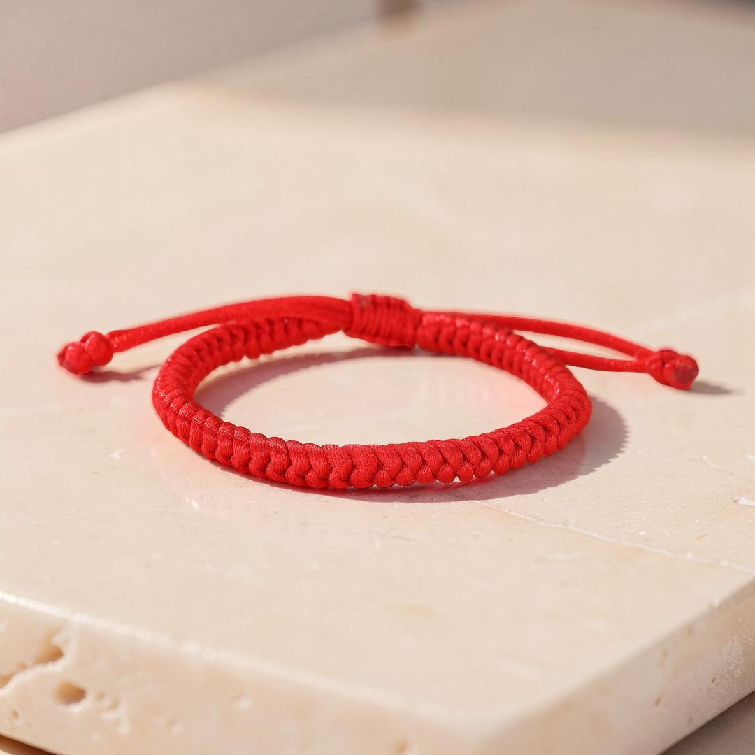 ATELIER-TIBET – Bracelet Cordon Rouge – Gardien de l’Âme