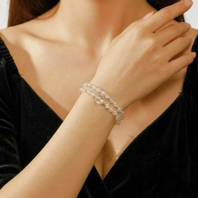 ATELIER-TIBET – Bracelet Cristal de Roche – Royauté Céleste