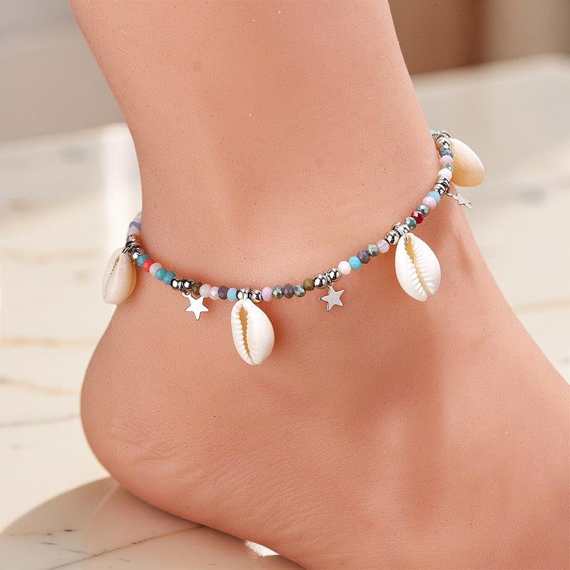 ATELIER-TIBET – Bracelet de Cheville Coquillage – Rêve Marin