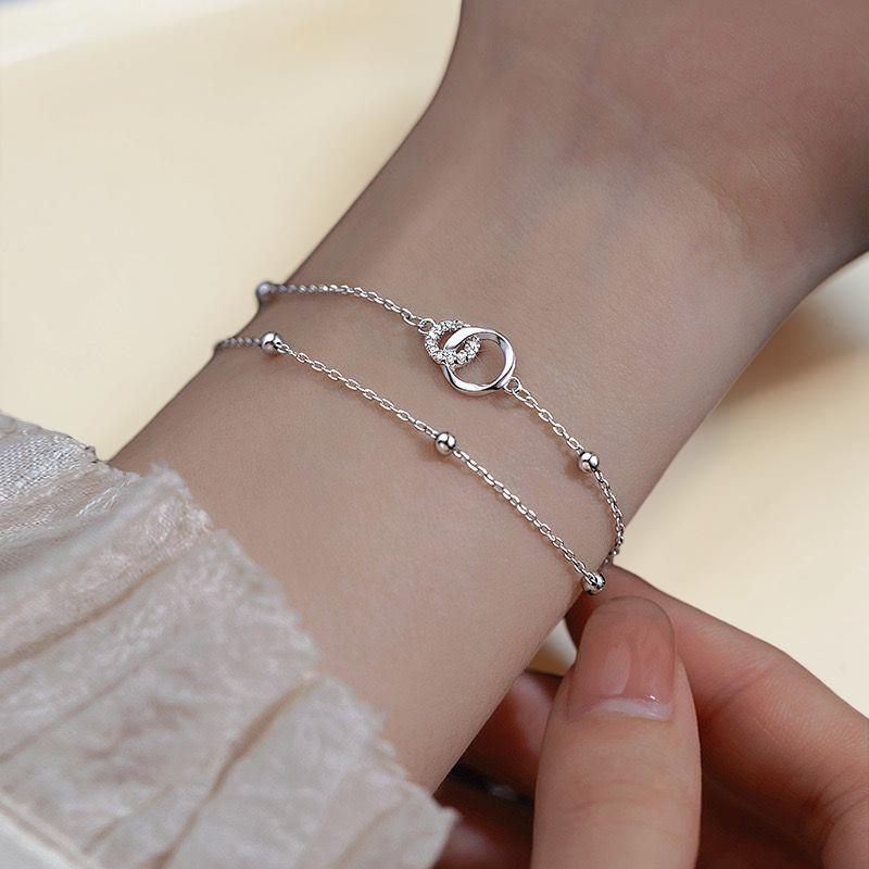 ATELIER-TIBET – Bracelet Infini – Cercles d’Amour, Argent 925