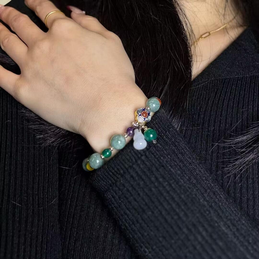 ATELIER-TIBET – Bracelet Jade et Agate – Pureté