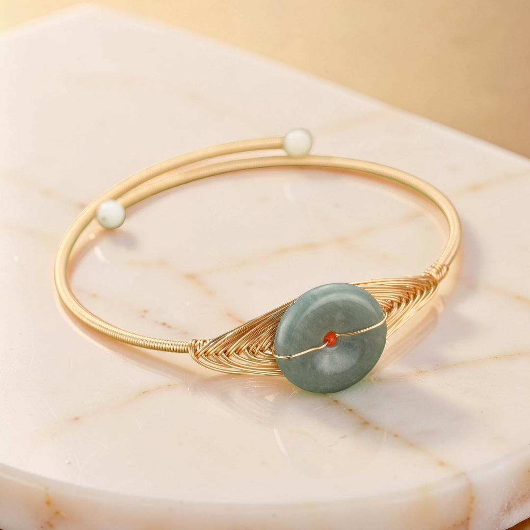 ATELIER-TIBET – Bracelet Jadéite – Talisman de Sérénité