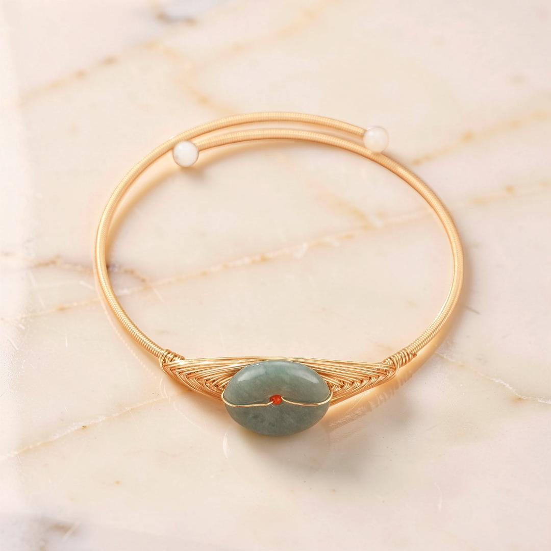 ATELIER-TIBET – Bracelet Jadéite – Talisman de Sérénité