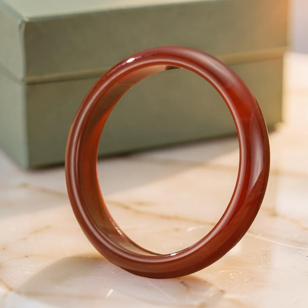 ATELIER-TIBET – Bracelet Jonc Agate – Force Ardente