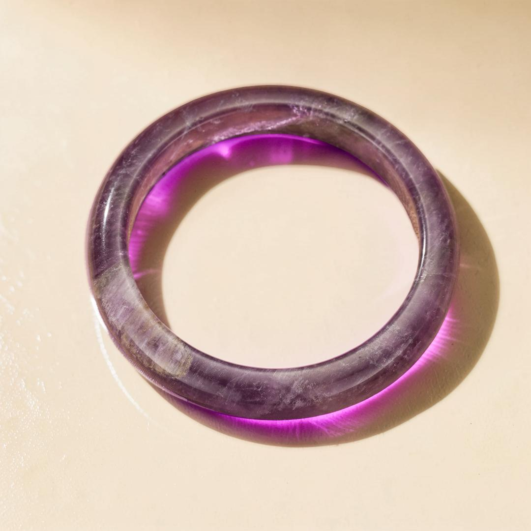ATELIER-TIBET – Bracelet Jonc Améthyste – Force Intérieure