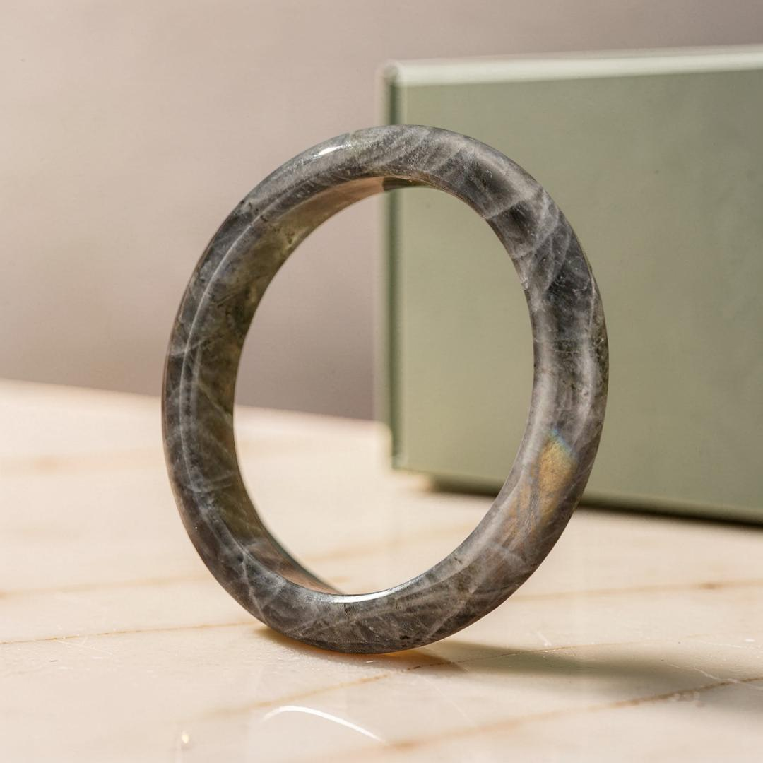 ATELIER-TIBET – Bracelet Jonc Labradorite – Éveil Intérieur