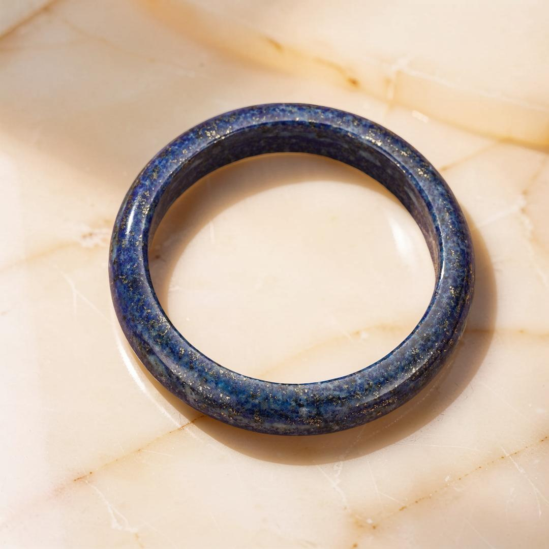 ATELIER-TIBET – Bracelet Jonc Lapis-Lazuli – Harmonie Intérieure