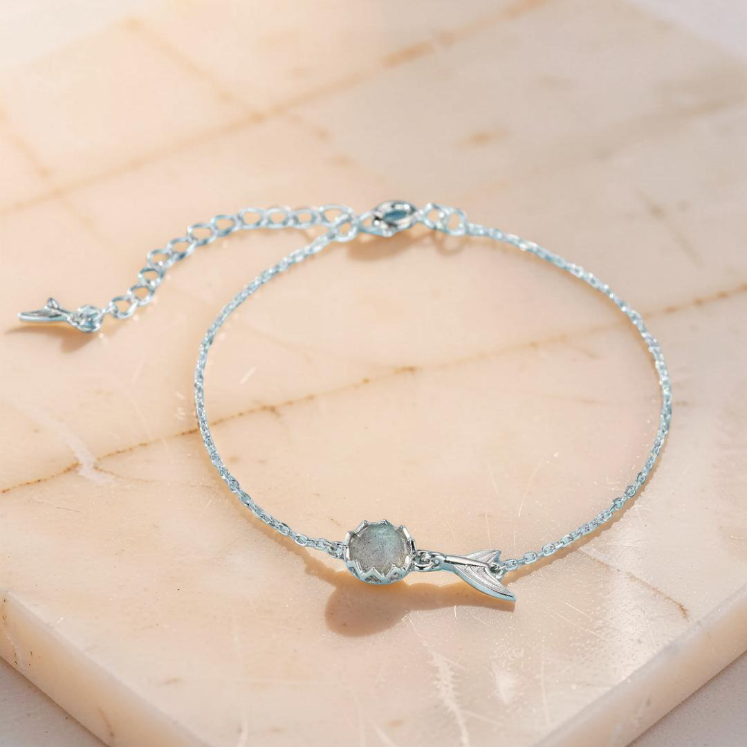 ATELIER-TIBET – Bracelet Labradorite – Portail des Songes, Argent