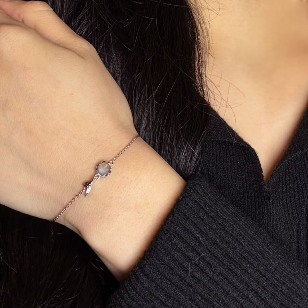 ATELIER-TIBET – Bracelet Labradorite – Portail des Songes, Argent