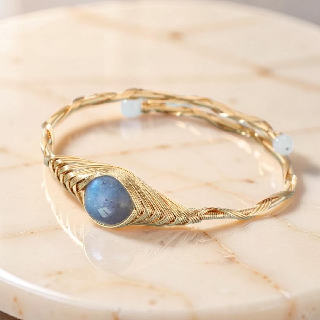 ATELIER-TIBET – Bracelet Labradorite – Troisième Œil