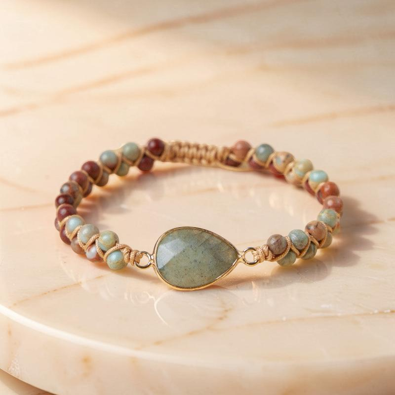 ATELIER-TIBET – Bracelet Labradorite – Vitalité