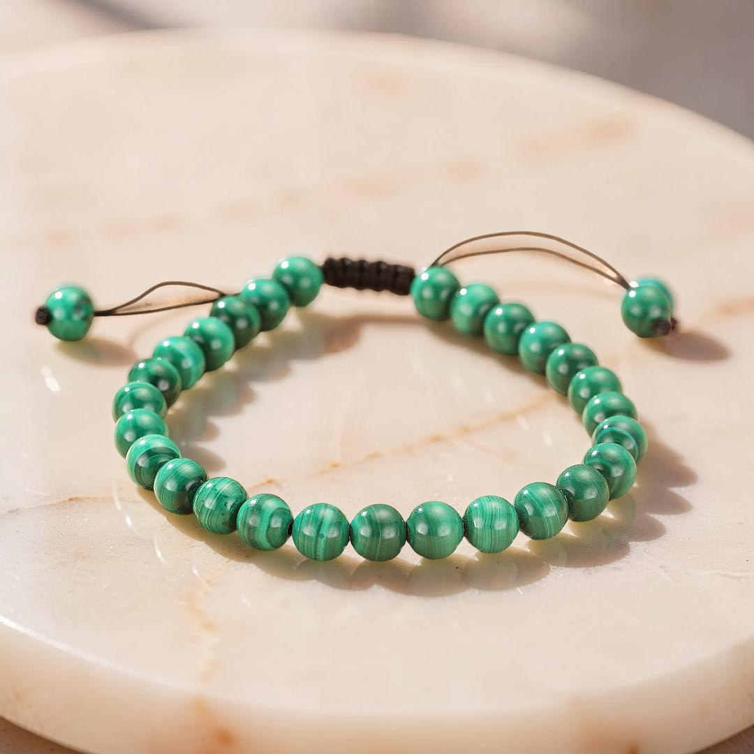 ATELIER-TIBET – Bracelet Malachite – Énergie Protectrice